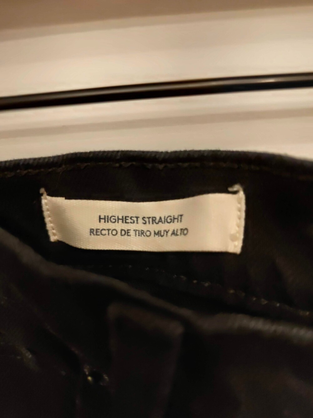 Universal Thread Highest Straight Black Jeans Size 16 Button Fly - Picture 4 of 4